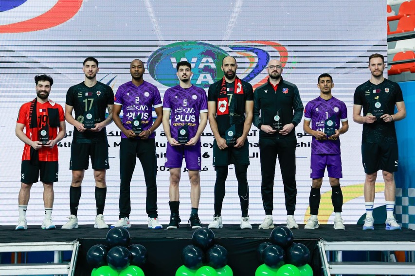 🏐 تكريم أفضل لاعبي البطولة 🏐✨ لحظات مستحقة لأبطال أبدعوا داخل الملعب، وتقديرًا لعطائهم وجهودهم