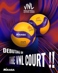 Mikasa Resmi Rilis Bola Pertandingan untuk Volleyball Nations League (VNL)