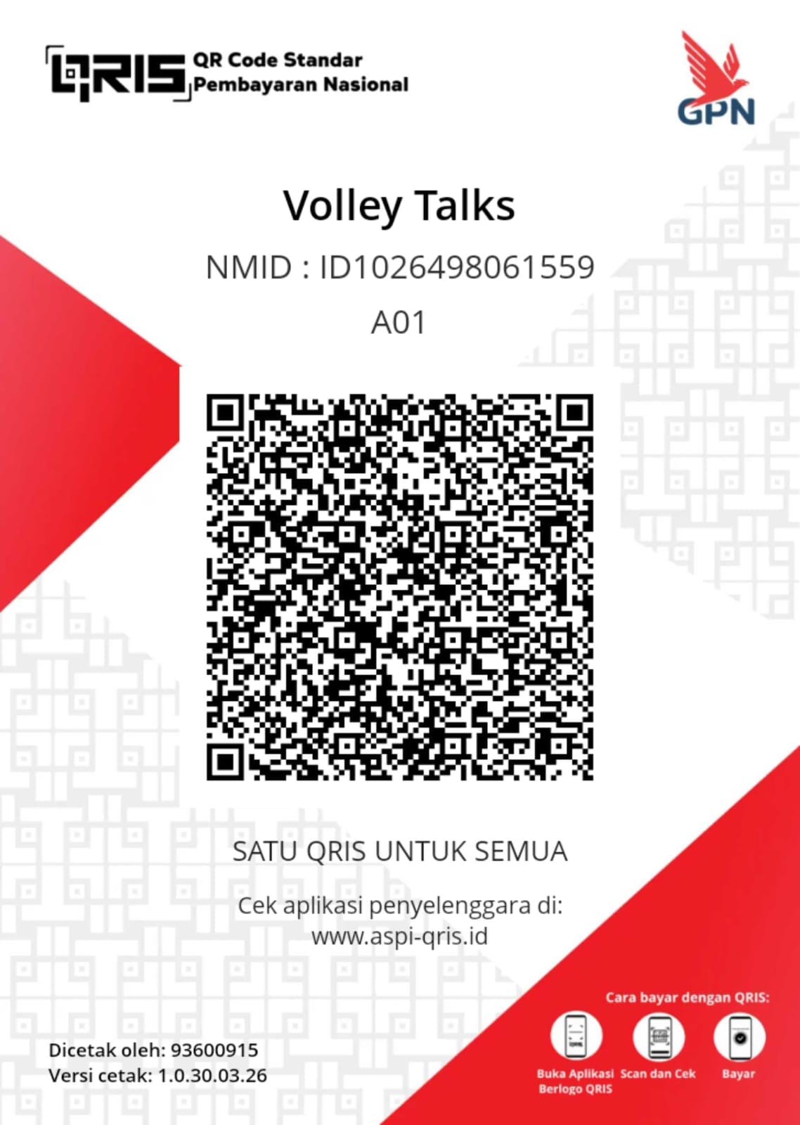 QRIS Volley Talks